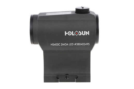 HS403C Paralow Solar Powered Red Dot Sight from Holosun includes a lower 1/3 cowitness mount